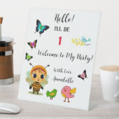 ガーデンパーティーチルドレンお祝い 台座サイン (インサイチュ)