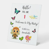 ガーデンパーティーチルドレンお祝い 台座サイン (正面)