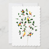 ガーデンパーティーチルドレンお祝い 招待状 (裏面)