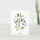 ガーデンパーティーチルドレンお祝い 招待状 (裏面)