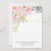 ガーデンパーティーバラリーフ 招待状 (裏面)