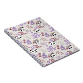 ガーデンパーティーパンドラ – 1000パンドラ(PANDA)by Amanda Roos ノートブック (右側)