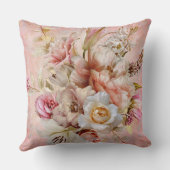 ガーデンパーティーピンク装飾用クッション クッション (裏面)