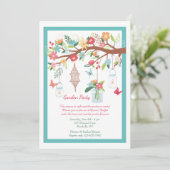 ガーデンパーティーフローラ招待状 招待状 (スタンド正面)
