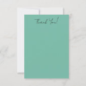 ガーデンパーティーブケッツジェード サンキューカード (裏面)