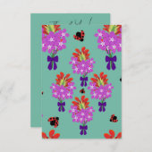 ガーデンパーティーブケッツジェード サンキューカード (正面/裏面)