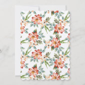 ガーデンパーティーブライダルシャワー招待 招待状 (裏面)