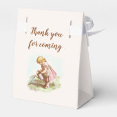 ガーデンパーティーベビーシャワーヴィンテージチャイルド名 フェイバーボックス (裏面サイド)