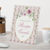 ガーデンパーティーレシピカードブライダルシャワー 台座サイン (インサイチュ)
