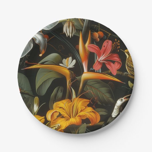 ガーデンパーティーローラーコースター紙プレート ペーパープレート (正面)