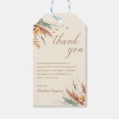 ガーデンパーティーワイルドフラワーフローラ1st誕生日 ギフトタグ (正面)