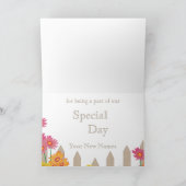 ガーデンパーティー収集サンキューカード サンキューカード (内部)