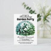 ガーデンパーティー招待状 ガーデンズエンブレイス ポストカード (スタンド正面)