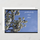 ガーデンパーティー招待状 招待状 (正面/裏面)