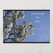 ガーデンパーティー招待状