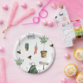 ガーデンパーティー植物愛好家 ペーパープレート (パーティー)