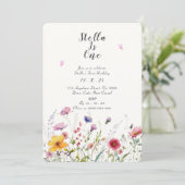 ガーデンパーティー第1誕生日招待状 招待状 (スタンド正面)