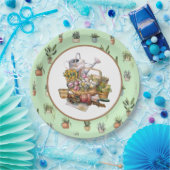 ガーデンパーティー紙プレート ペーパープレート (パーティー)