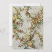 ガーデンパーティー結婚式招待状 招待状 (裏面)