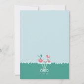 ガーデンパーティー設定招待状 招待状 (裏面)