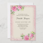 ガーデンパーティー誕生日/その他の大事な行事/招待状 招待状 (裏面)