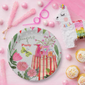 ガーデンパーティー誕生日 ペーパープレート (パーティー)