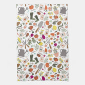 ガーデンパーティー キッチンタオル (縦)