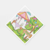 ガーデンパーティー スタンダードランチョンナプキン (角)