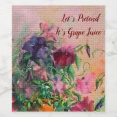 ガーデンパーティー ワインラベル (シングルラベル)