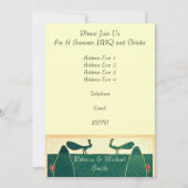 ガーデンパーティー 招待状 (裏面)