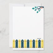 ガーデンパーティー 招待状 (裏面)