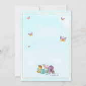 ガーデンパーティー 招待状 (裏面)