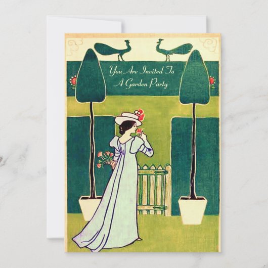 ガーデンパーティー 招待状 (正面)