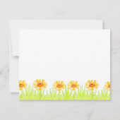 ガーデンパーティー 招待状 (裏面)