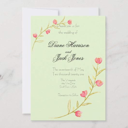 ガーデンパーティー 招待状 (正面)