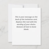 ガーデンパーティー BBQ ご招待 招待状 (裏面)