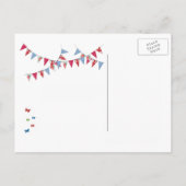 ガーデンパーティー/ BBQ - インビテーションポストカード (裏面)