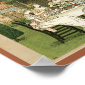 ガーデンビクトリアンパーティー5ゲストウォールアート ポスター (角)