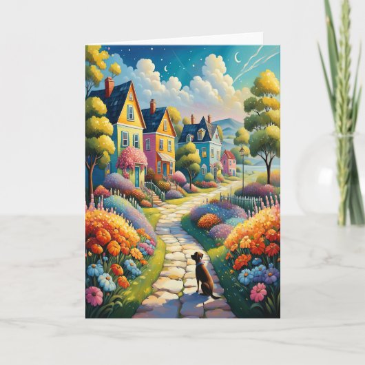 ガーデンビレッジノートカー空白のド内 カード (正面)