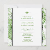 ガーデンビーグリーントワール結婚式招待状 招待状 (正面)