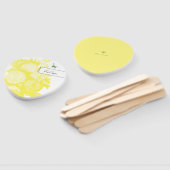 ガーデンビートイレ陽気イエローパーティーファン ハンドファン (組立なし)