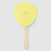 ガーデンビートイレ陽気イエローパーティーファン ハンドファン (裏面)