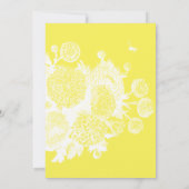 ガーデンビートワイレウェディング招待状 招待状 (裏面)