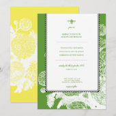 ガーデンビートワイレウェディング招待状 招待状 (正面/裏面)