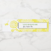 ガーデンビー トイレ イエロー ウォーター ラベル (シングルラベル)