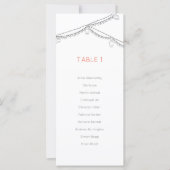 ガーデンピクニックミニマリスト白黒テーブル (正面)