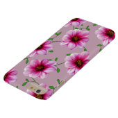 ガーデンピンクダリアフラワーオン任意の色 Case-Mate iPhoneケース (底面)