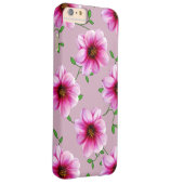 ガーデンピンクダリアフラワーオン任意の色 Case-Mate iPhoneケース (裏面/右)