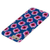 ガーデンピンクダリアフラワーオン任意の色 Case-Mate iPhoneケース (底面)