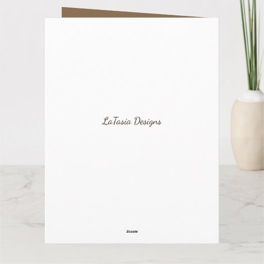 ガーデンピンクフローラバタフライ1stレディーアニバーサリー カード (裏面)